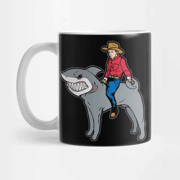 Shar-Pei Shark Cowboy Mashup Shark-Pei by RadStar